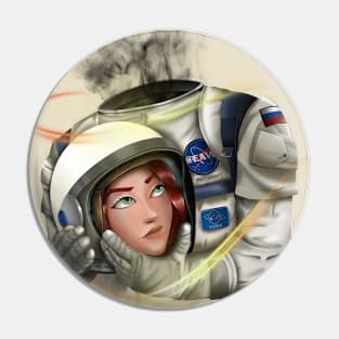 Space Girl Pin