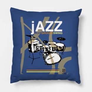 Jazz Drums Pillow