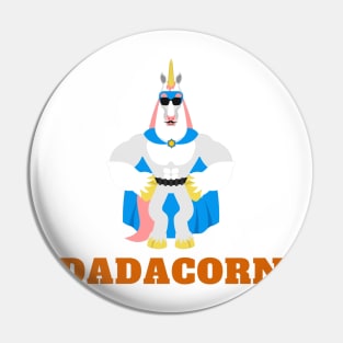 Dadacorn tshirt Pin