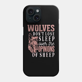 wolves sheep Phone Case