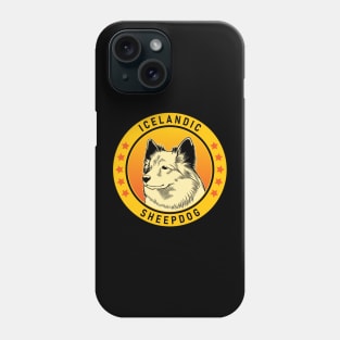 Icelandic Sheepdog Portrait Phone Case