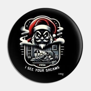 Midnight Beholder's Naughty Santa List - A Xmas December Claus Pin