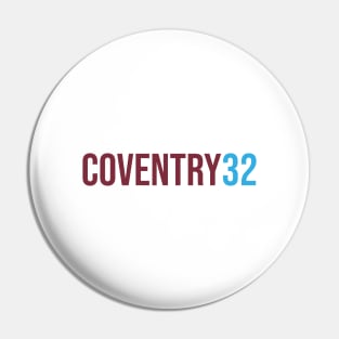 Coventry 32 - 22/23 Season Pin