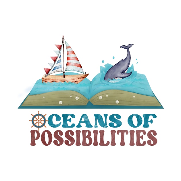 oceans of possibilities whale with book by Babyborn