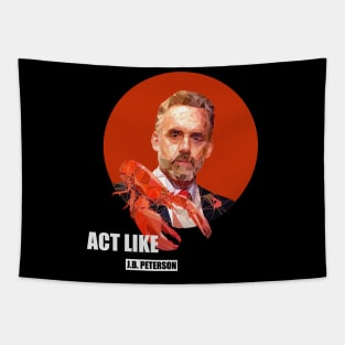 Jordan Peterson with Lobster Tapestry