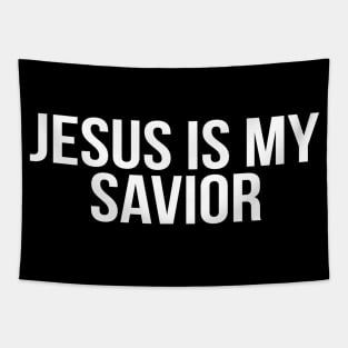 Jesus Is My Savior Cool Motivational Christian Tapestry