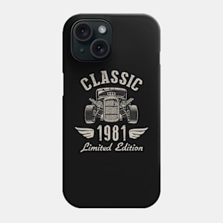 41 Year Old Gift Classic 1981 Limited Edition 41st Birthday Phone Case