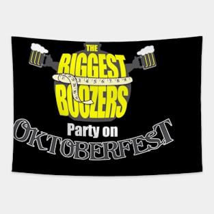 Biggest Beer Drinker Reality TV For Oktoberfest Gift For Beer Drinkers Tapestry