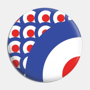 Mod Roundels Pin