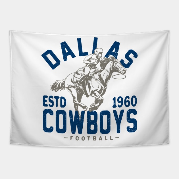 Vintage Dallas Cowboys 2 by Buck Tee Tapestry by Buck Tee