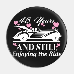 Anniversary Gift 45 years Wedding Marriage Pin