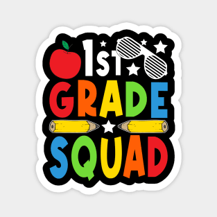 1st Grade Squad Teachers Boys Girls Funny Back To School Magnet