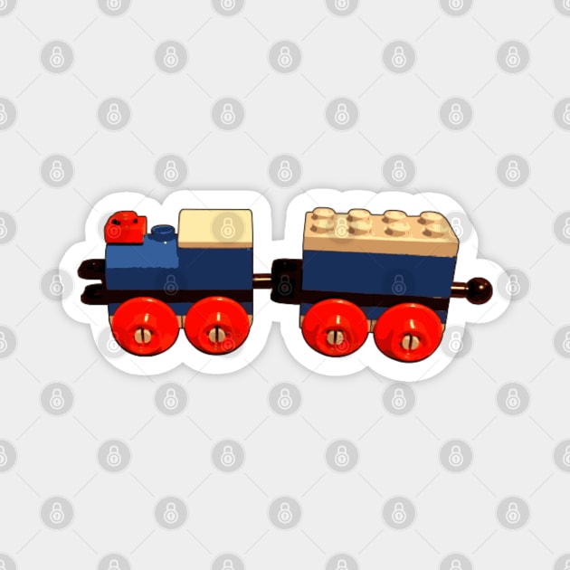 Brick Creations - Motorised Train Magnet by druscilla13