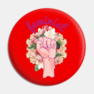 Feminist Girlpower Equality Movement Pin