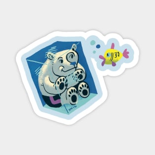 Ice Cube Bear Magnet