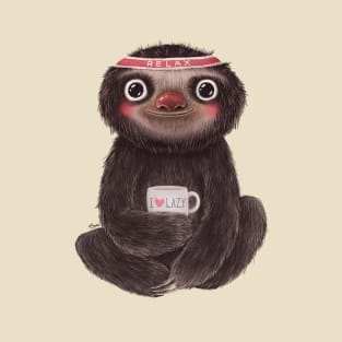 Sloth I♥lazy T-Shirt