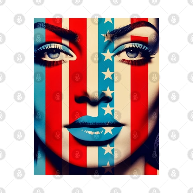 Unveiling the Essence of American Identity American Visage by Unboxed Mind of J.A.Y LLC 