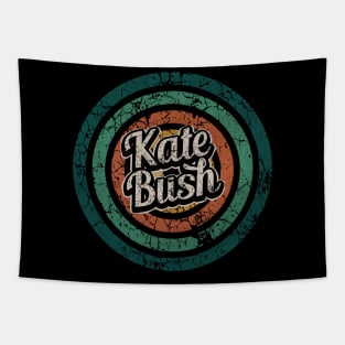 Kate Bush // Retro Circle Crack Vintage Tapestry