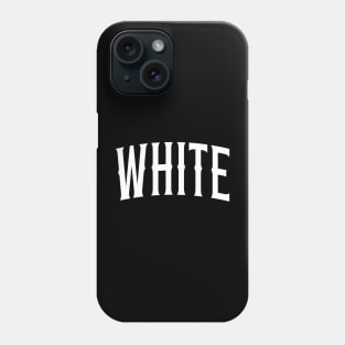 White 16 Phone Case