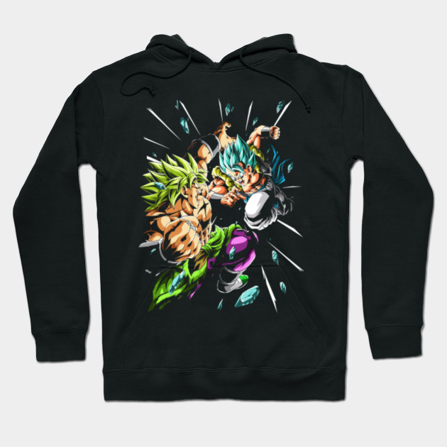 Broly Vs Gogeta Dragon Ball Super Hoodie Teepublic
