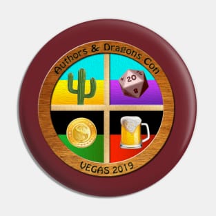 Vegas Con Badge of Honor Pin