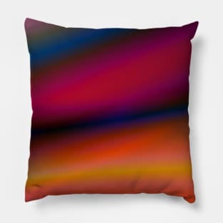 blue pink green abstract texture Pillow