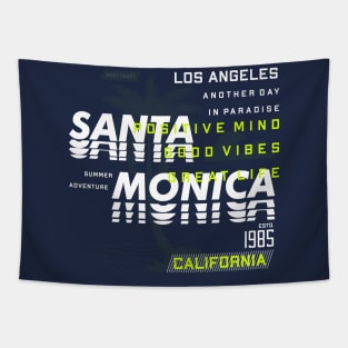 Los Angeles Santa Monica Tapestry