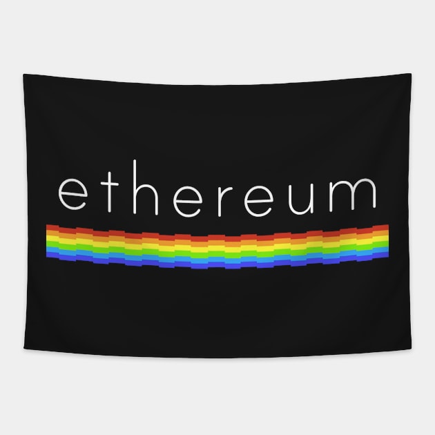 Ethereum Rainbow - ETH Tapestry by mangobanana