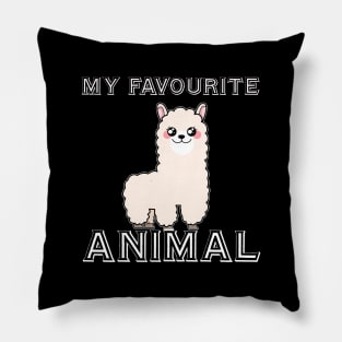 Cute Llama Favourite Animal Pillow