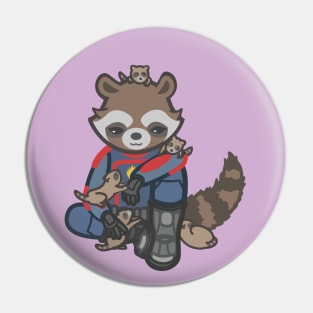 Raccoons Pin