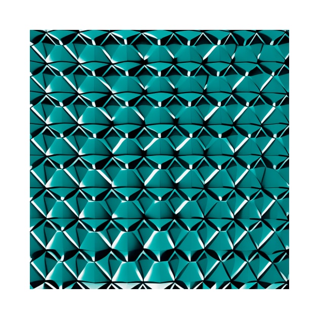 3D Geometric Polygon (Light Green) by SmartPufferFish