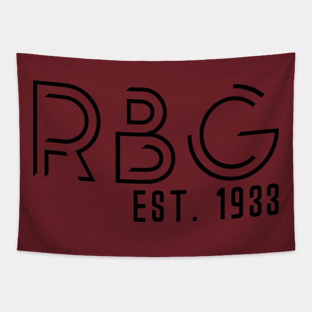 RBG Est 1933 - Ruth Bader Ginsburg - Social Justice - Feminism Tapestry by PozureTees108