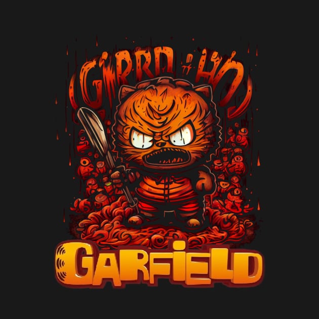 Garfield Hungry by gblackid