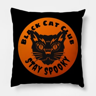 Black Cat Club Pillow