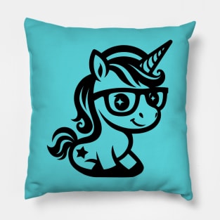 Nerdy Unicorn Pillow