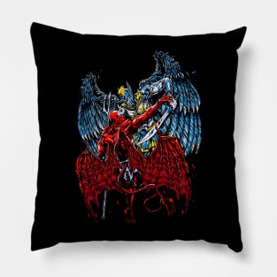 angel and devil Pillow