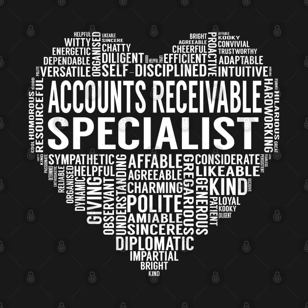 Accounts Receivable Specialist Heart by LotusTee