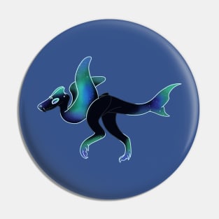 Galaxy Shark Dragon :: Dragons and Dinosaurs Pin