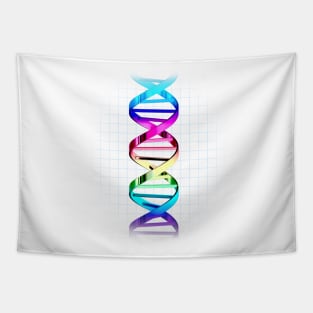 DNA Genetic Strand Science Symbol Tapestry