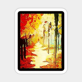 Autumn Walk Magnet