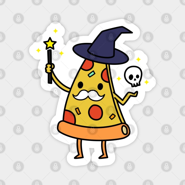 Wizard Pizza Magnet by rudypagnel