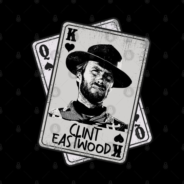 Retro Clint Eastwood Card Style by Slepet Anis