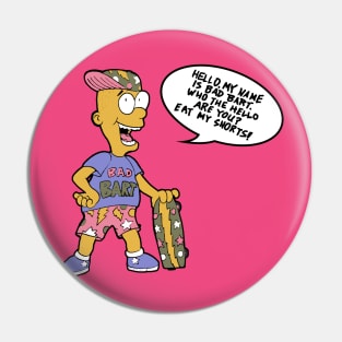 Bootleg Bart Pin