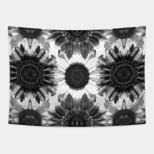 Sunflowers After Dark Tapestry