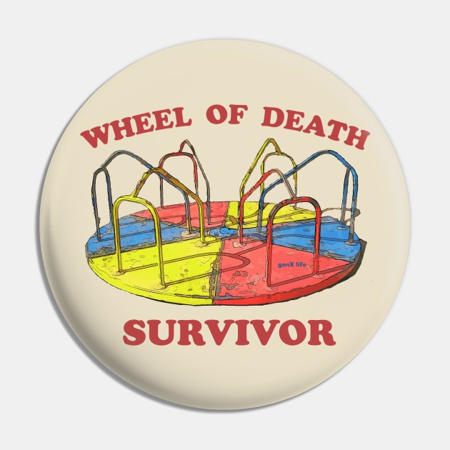 Wheel Of Death Pin by genX life