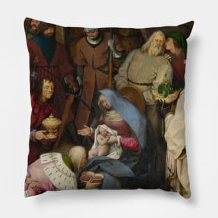The Adoration of the Kings by Pieter Bruegel the Elder Pillow