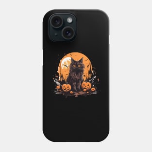 Norwegian Forest Cat Halloween, Cat Lover Phone Case