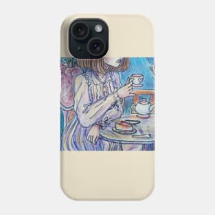 princess drink tea Phone Case