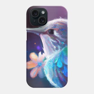 Cute Hummingbird Drawing Phone Case