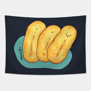 Fried Banana Fritters Trio Tapestry